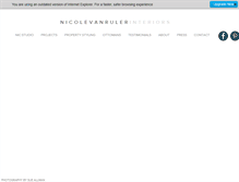 Tablet Screenshot of nicolevanruler.com